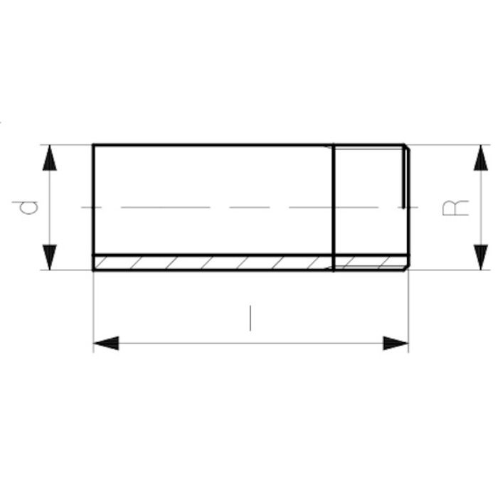 Georg Fischer PVC MI Adaptor BSP Spigot 100mm