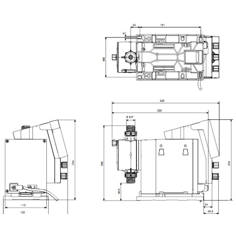 Grundfos Dosing Pump DDA304AR Manual Pulse Analog Control