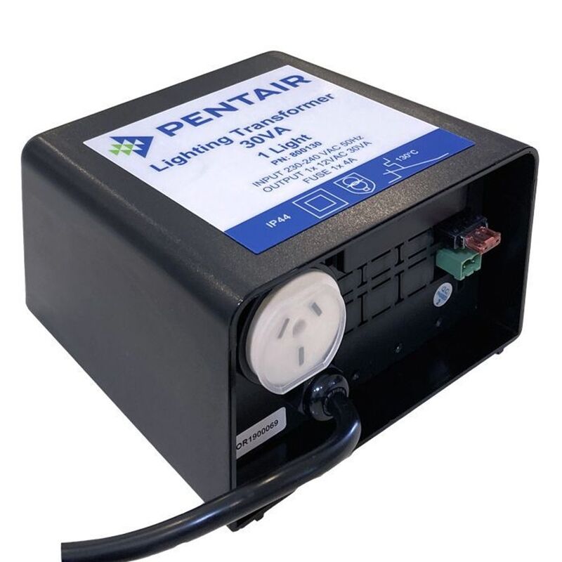 Pentair 800130 Pool Light Transformer 12v 30W Single Output