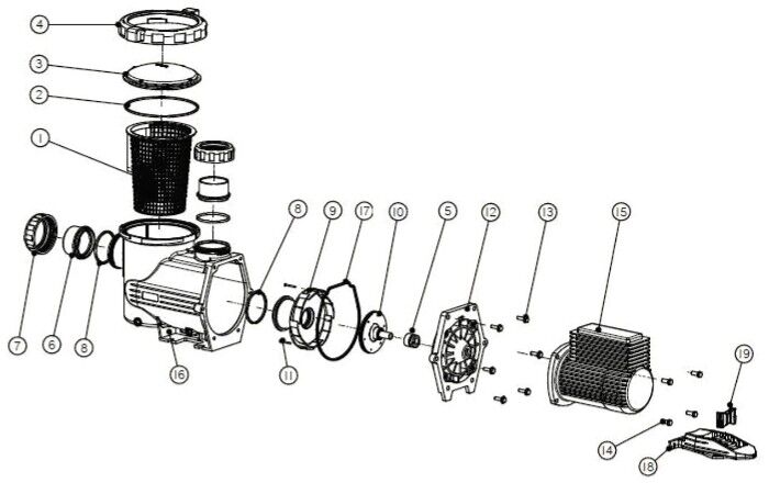 Astral BX Pump Parts