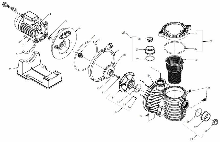 Pentair Max-e-Pro Pump Parts