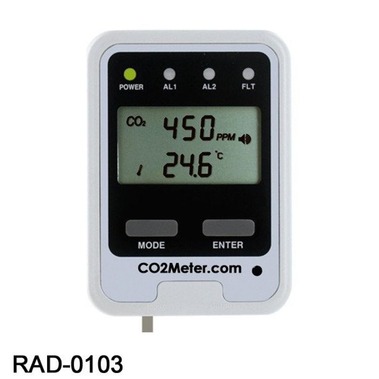 Additional Remote Display for CO2 Detector RAD-0103