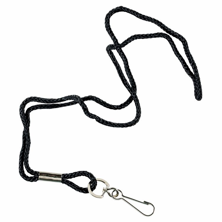 Black Whistle Lanyard