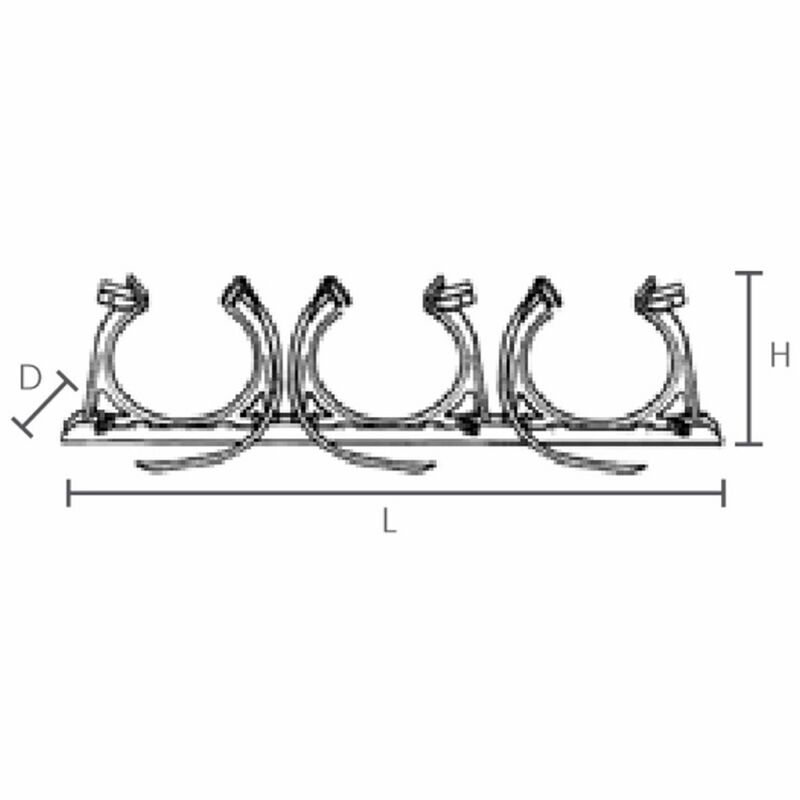 Bottlechock Cylinder Restraint Kit Suits 3 Cylinders Galvanised