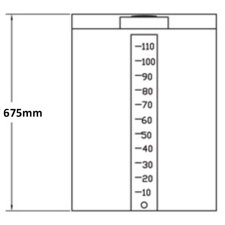 Chemical Tank 110 Litre Translucent PE