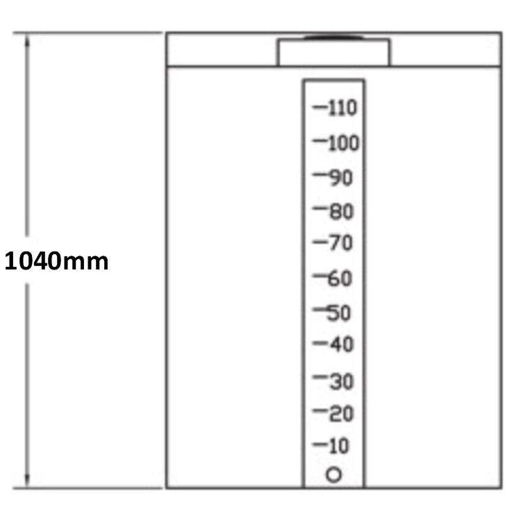 Chemical Tank 260 Litre Translucent HDPE