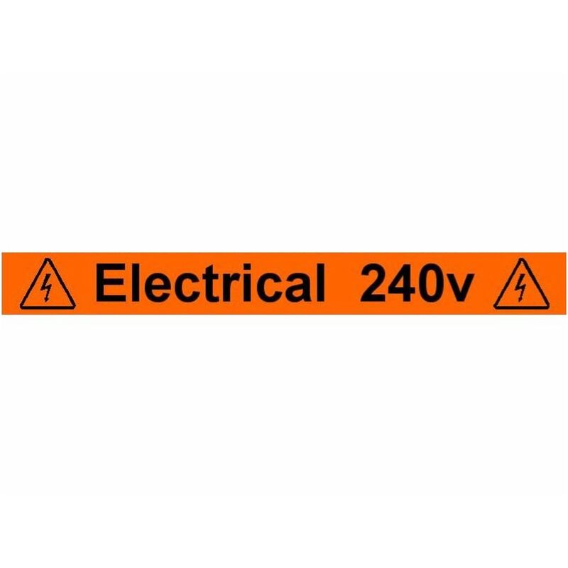 Equipment Label Electrical 240v