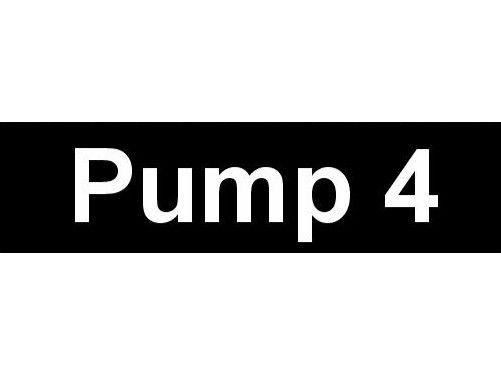 Equipment Label Pump 4