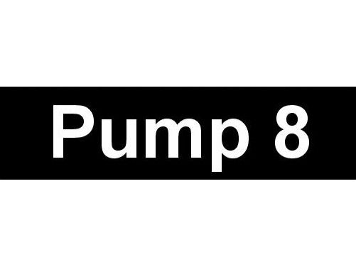 Equipment Label Pump 8