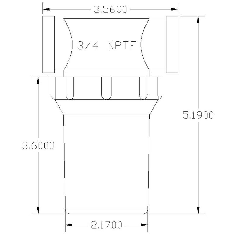 Filter Regular Poly Female NPT Clear Bowl Black SS Screen