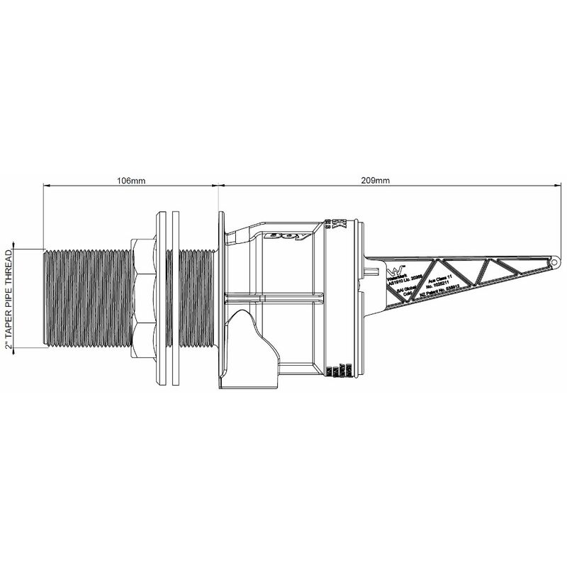 Float Valve 50mm Apex BigBoy