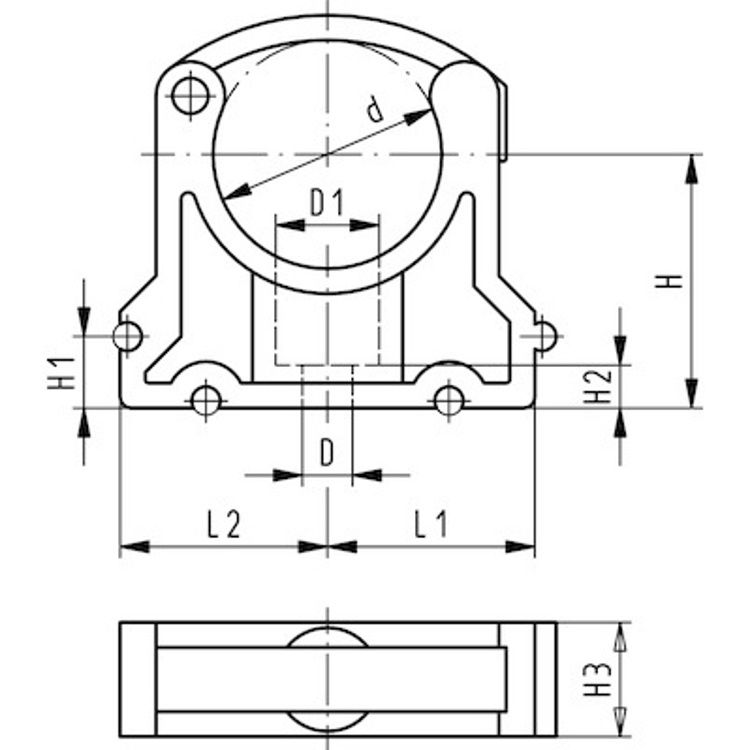 Georg Fischer GF KLIP-IT Pipe Clip 15mm Pack of 10