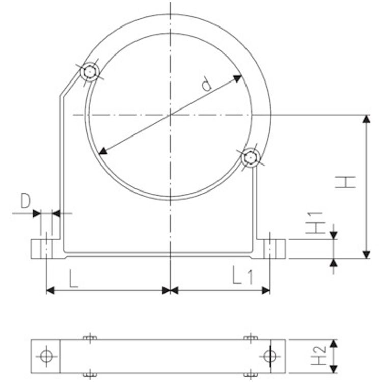 Georg Fischer GF Pipe Clip 100mm