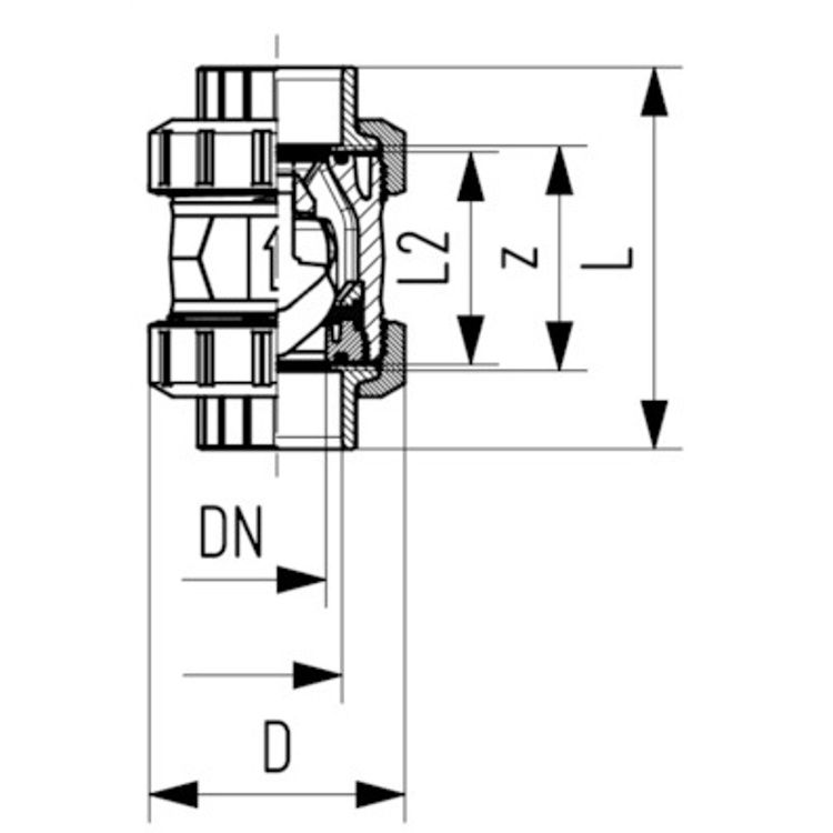 Georg Fischer GF Type 561 Check Valve 32mm