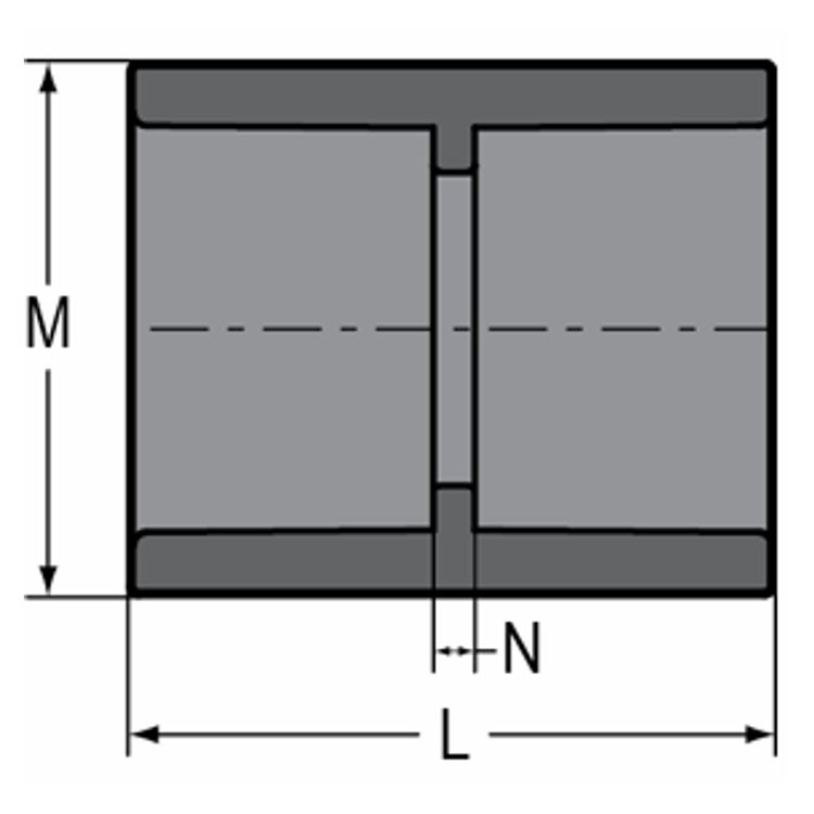 Georg Fischer PVC Coupling 100mm