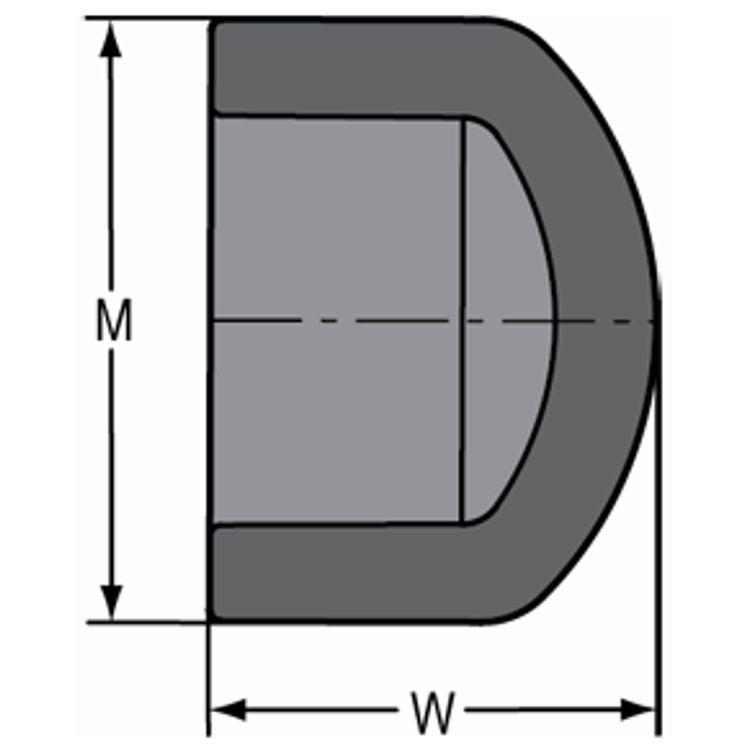 Georg Fischer PVC End Cap 15mm