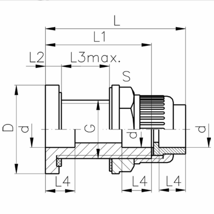 Georg Fischer PVC Tank Fitting 15mm