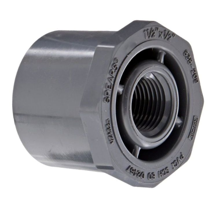 Georg Fischer PVC Threaded Reducing Bush 20mm x 1/2"