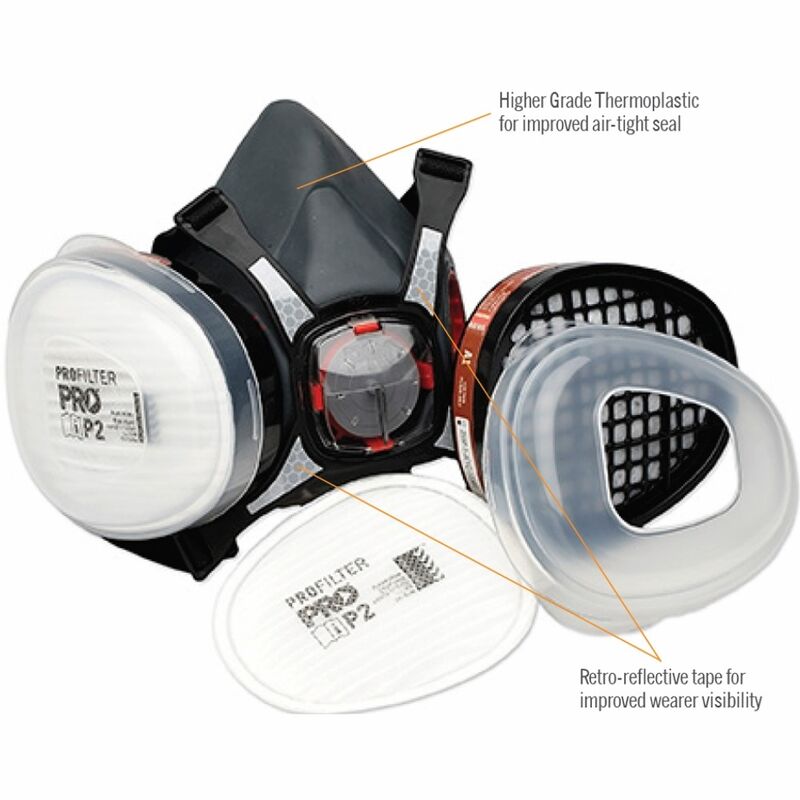 Half Mask Respirator Kit Storage Bucket