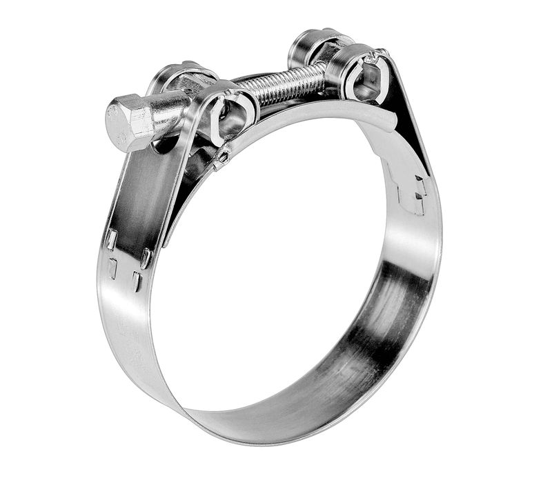 Heavy Duty Hose Clamp Stainless Steel Grade 304 104mm to 112mm Range