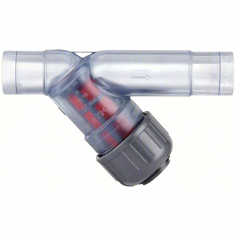 Inline Water Filter Georg Fischer Type 306 Transparent Body 20mm