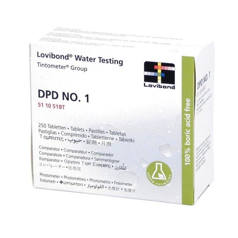 Lovibond Photometer Reagents Free Chlorine DPD1 250 Tablets