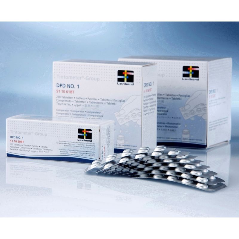 Lovibond Photometer Reagents Total Chlorine DPD 3 High Range 250 Tablets