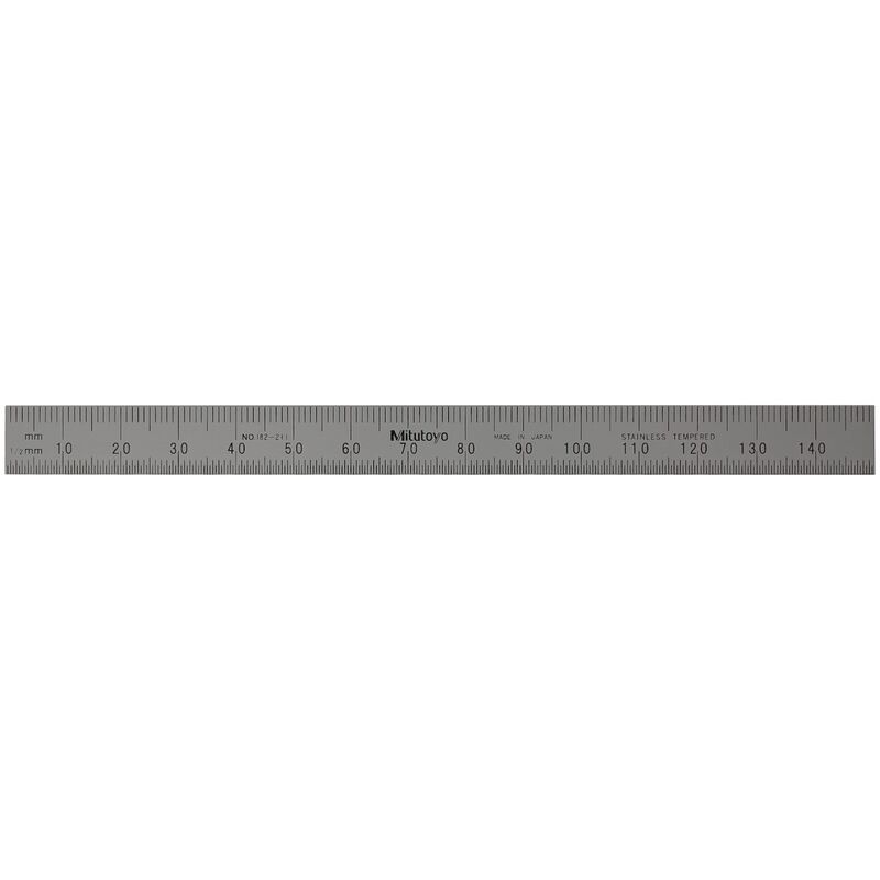 Mitutoyo Stainless Ruler 150mm Fully Flexible 182211