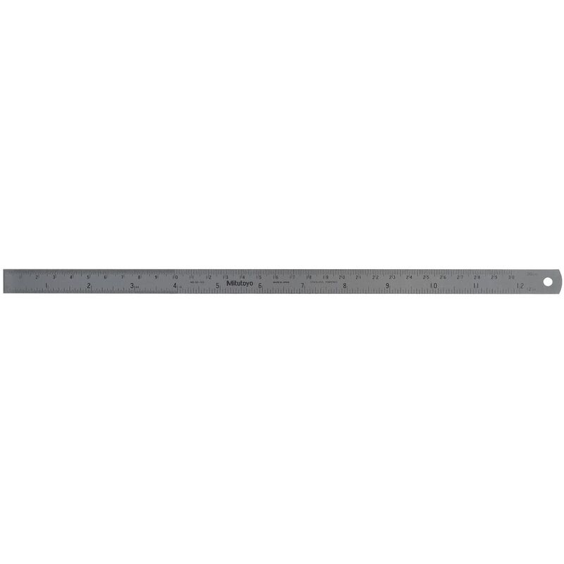 Mitutoyo Stainless Ruler 300mm 12 Semi Flexible182305