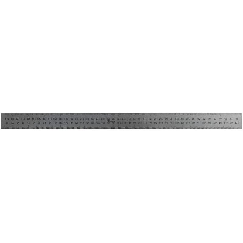 Mitutoyo Stainless Ruler 450mm Rigid 182151