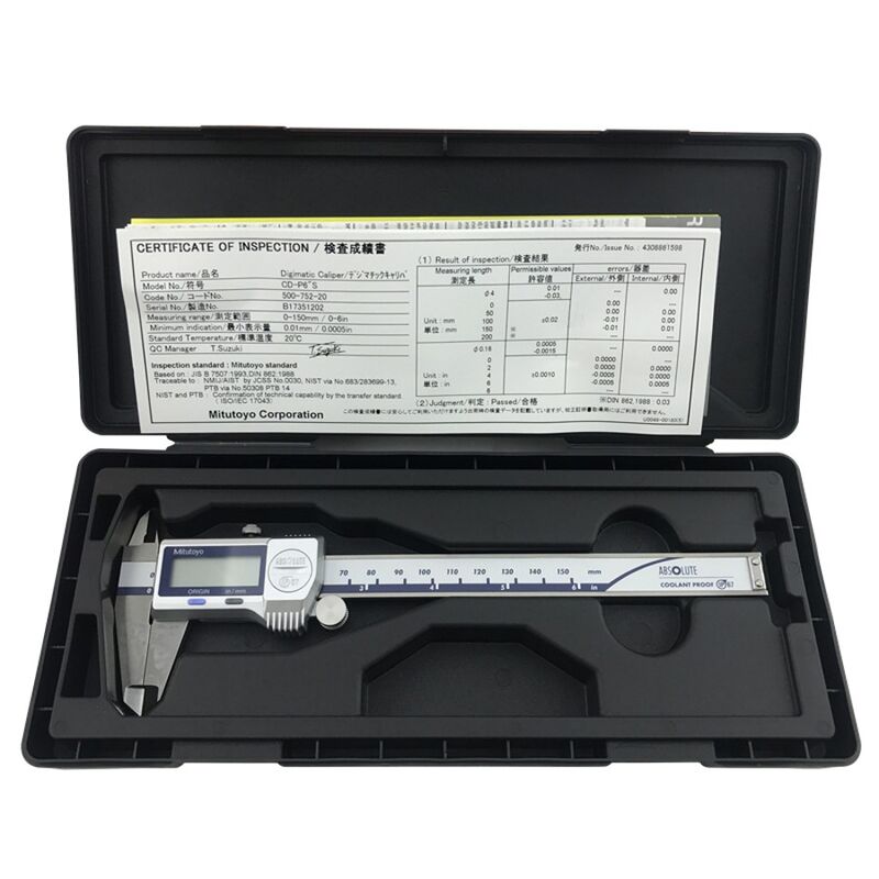 Mitutoyo Vernier Caliper Waterproof IP67 150mm 500 752 20 AC Pools