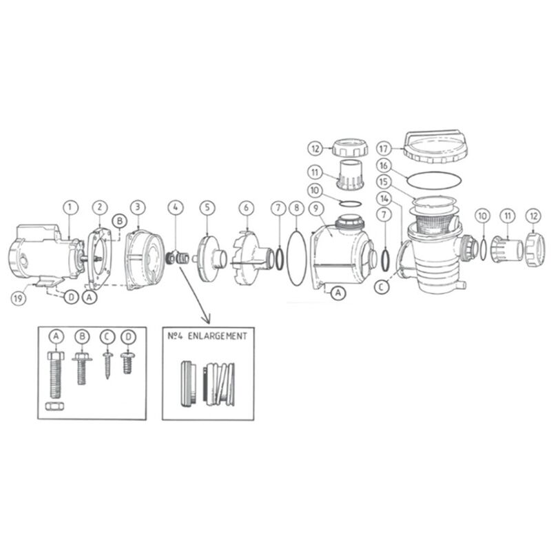 Poolrite Enduro EP1100 Pump 11kW