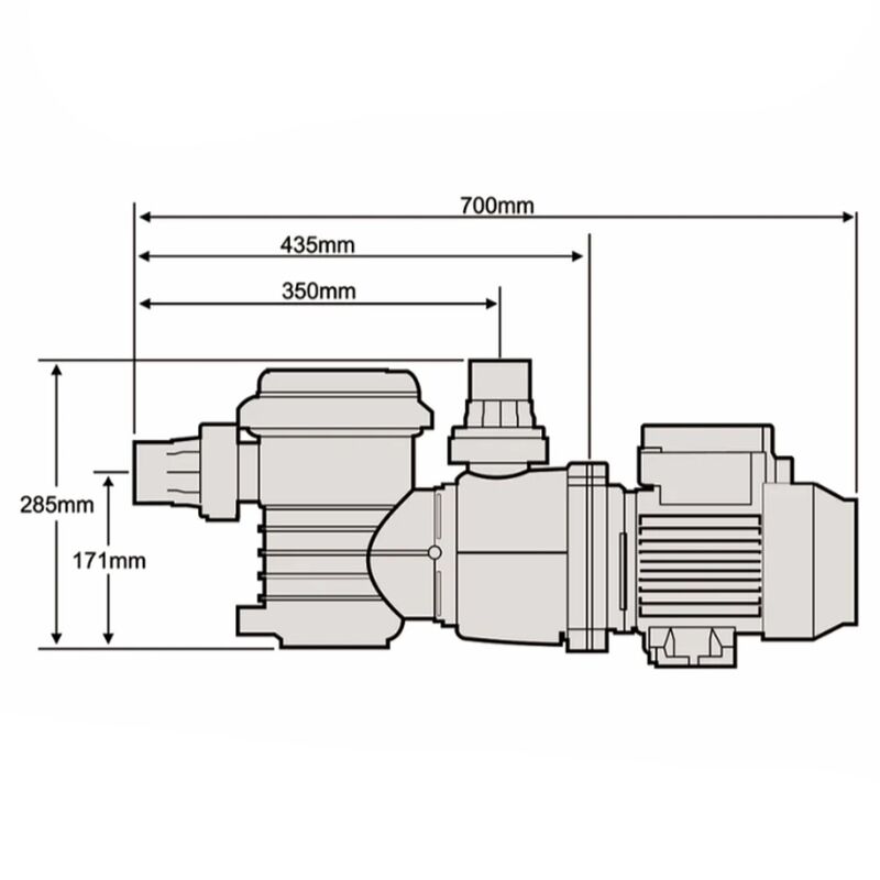 Poolrite Enduro EP550 Pump 0.55kW AC Pools