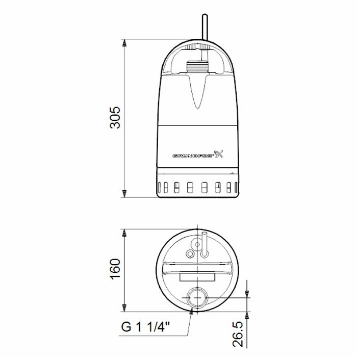 Unilift CC7 Submersible Pump 025kW