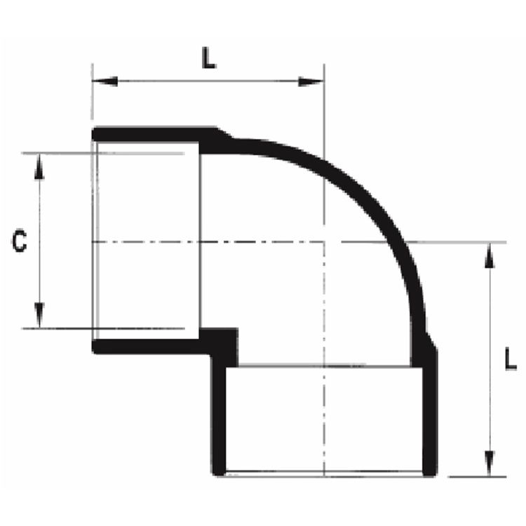 Vinidex PVC Elbow 90 100mm