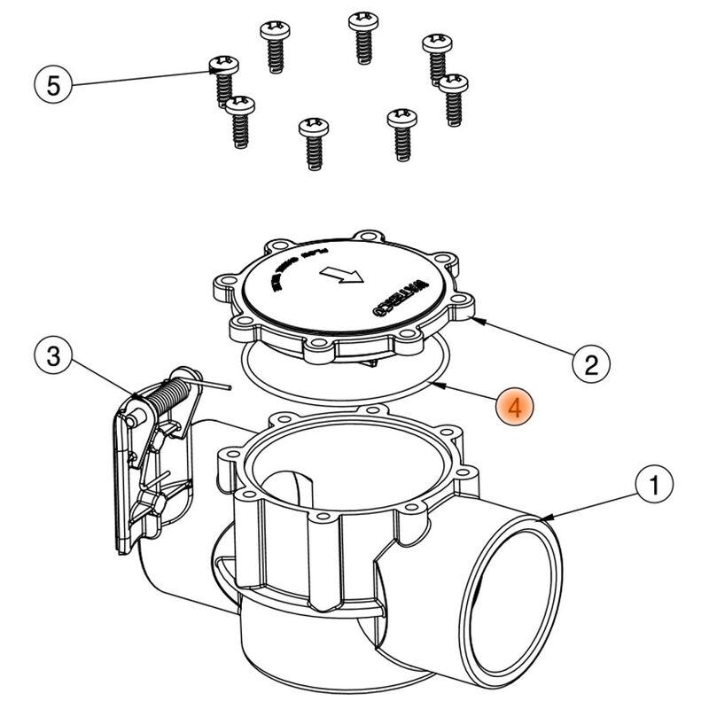 Waterco Flow Check Valve ORing 663393