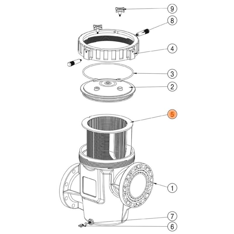 Waterco Hydro 5000 Strainer Basket 63450520