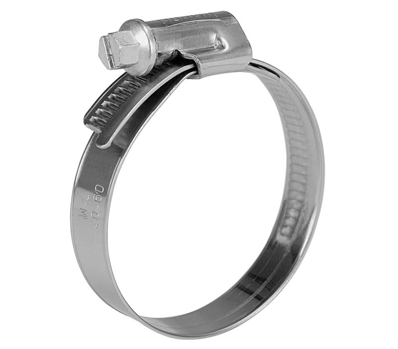 Worm Drive Hose Clamp Stainless Steel Grade 304 16mm to 27mm Range
