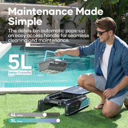 Aiper Surfer S1 Robotic Solar Powered Pool Skimmer