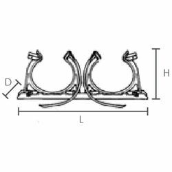 Bottlechock Cylinder Restraint Kit Suits 2 Cylinders Galvanised