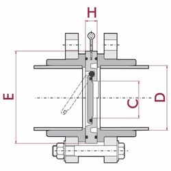 Cepex Wafer Check Valve 80mm