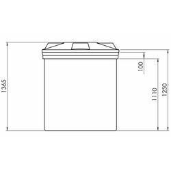 Chemical Tank 1050 Litre
Translucent HDPE Supertank