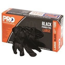 Disposable Nitrile Gloves Box Of 100 Medium