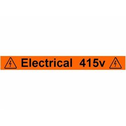 Equipment Label Electrical 415v