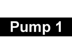 Equipment Label
Pump 1