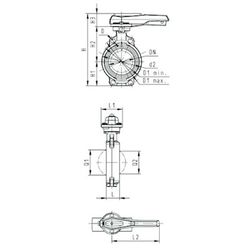 Georg Fischer GF Type 567 Butterfly Valve 200mm