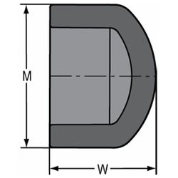 Georg Fischer PVC End Cap 100mm