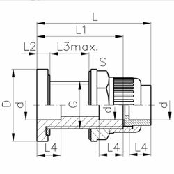 Georg Fischer PVC Tank Fitting 15mm