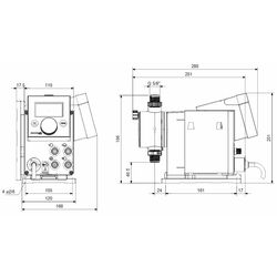 Grundfos Dosing Pump DDA1210AR Manual Pulse Analog Control