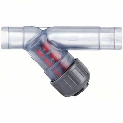 Inline Water Filter Georg Fischer Type 306 Transparent Body 20mm